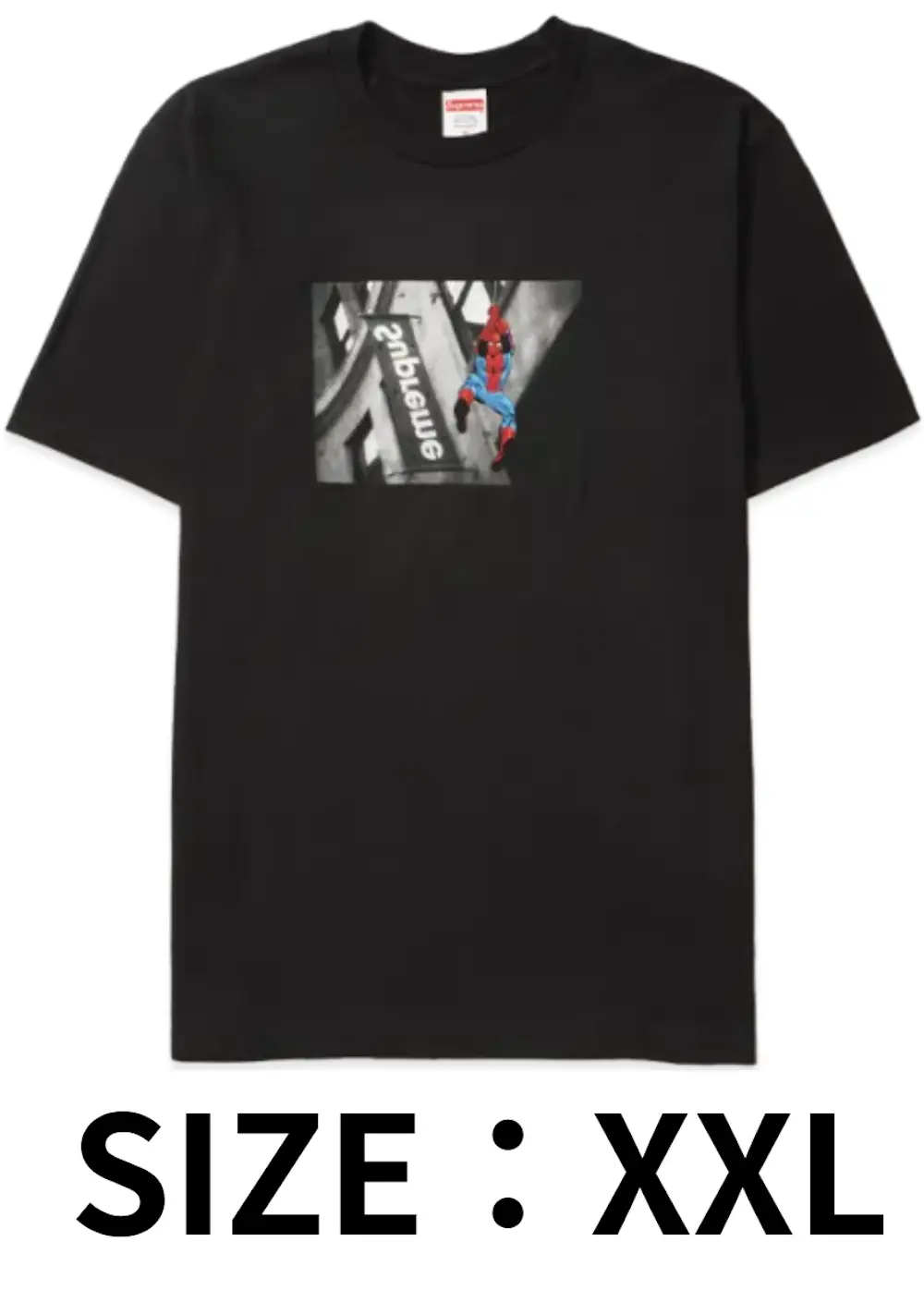 【XXL】Supreme x Spider-Man Tee Black