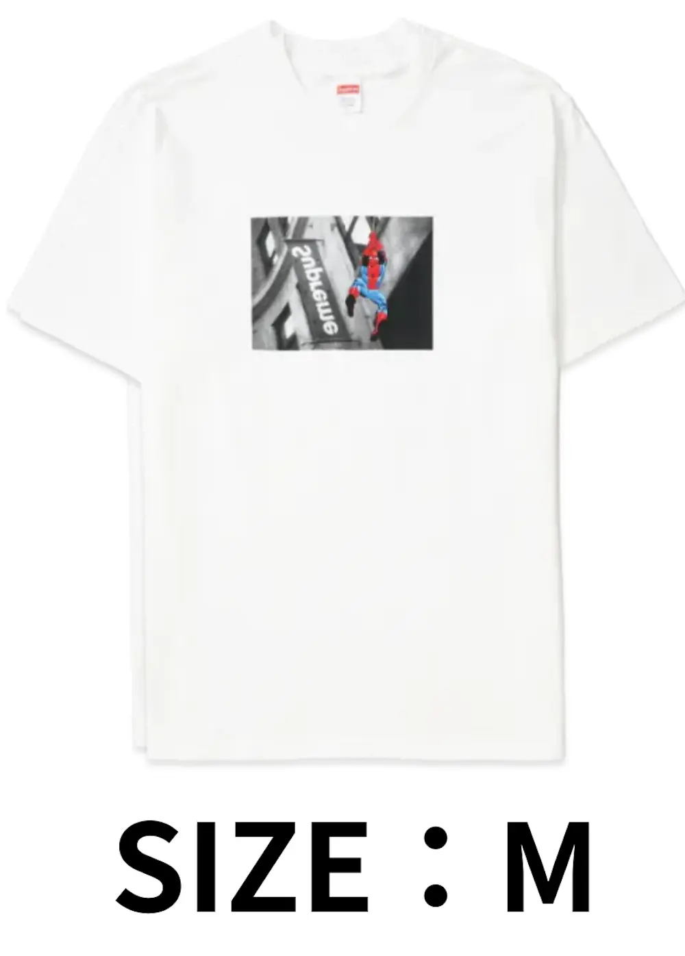 【M】Supreme x Spider-Man Tee White