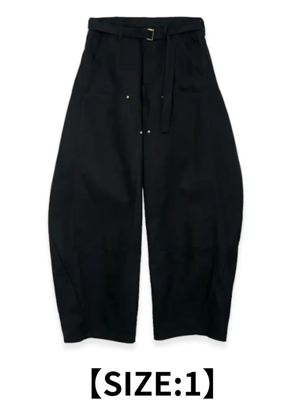 【SIZE:1】sacai x Carhartt WIP Duck Pants Black