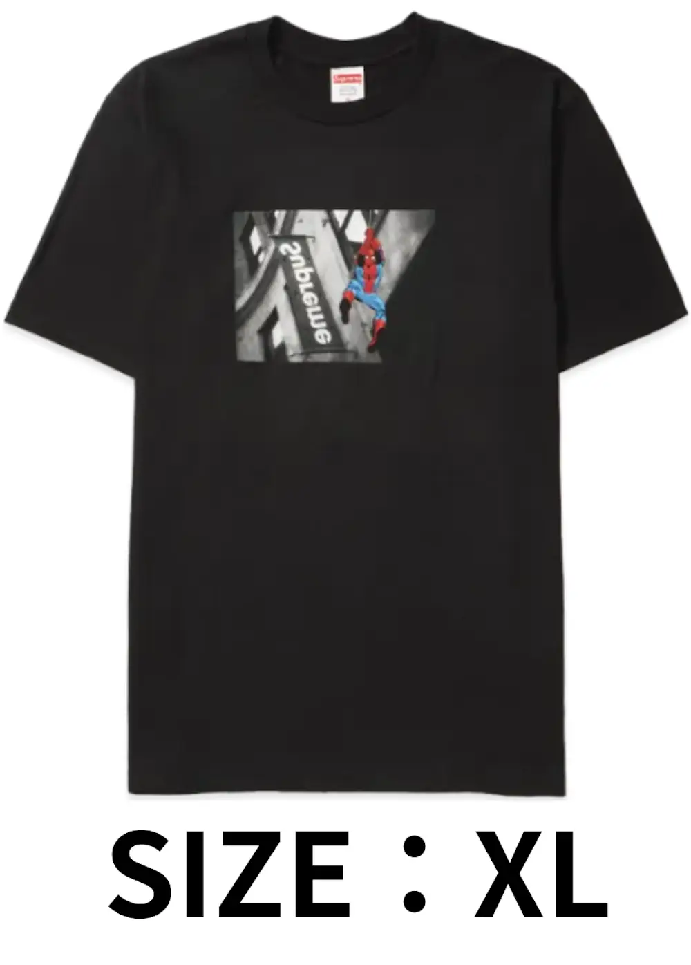 【XL】Supreme x Spider-Man Tee Black