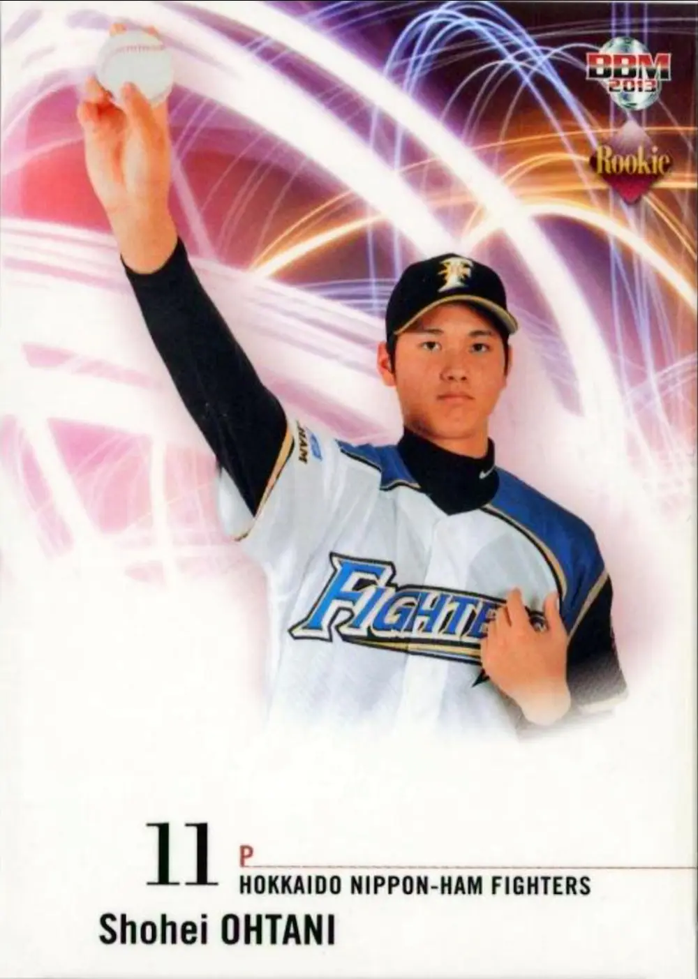 2013 BBM ルーキーエディション 北海道日本ハム 大谷翔平 レギュラー Pitching