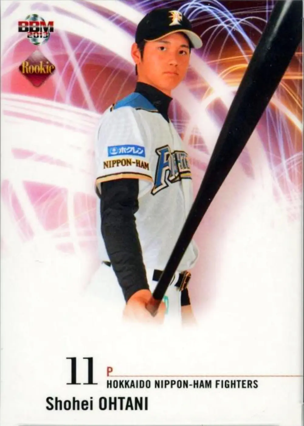 2013 BBM ルーキーエディション 北海道日本ハム 大谷翔平 レギュラー Batting