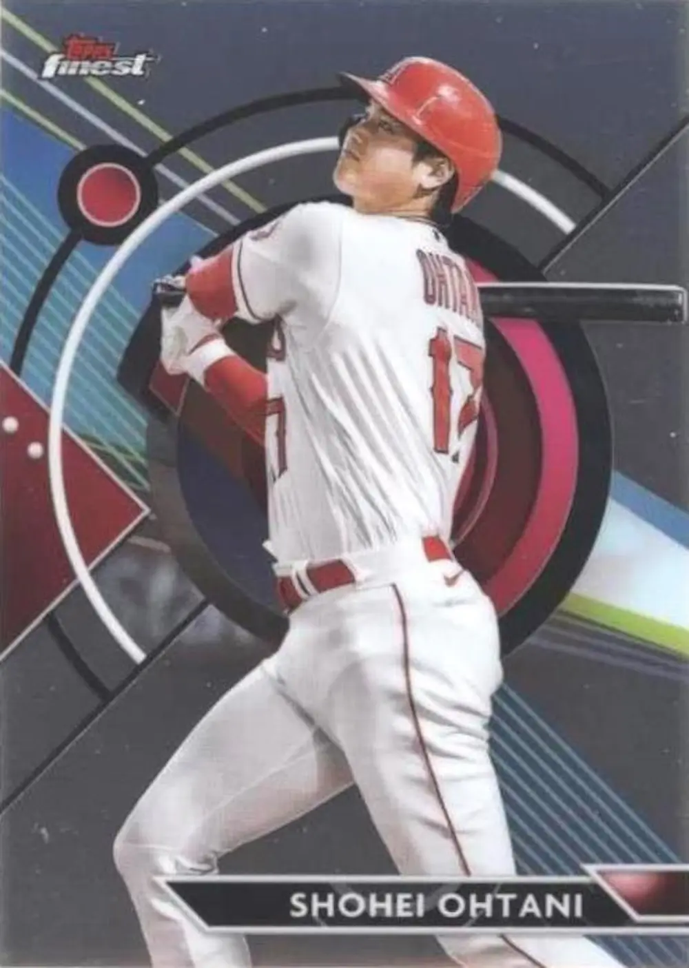 2023 Topps Finest Shohei Ohtani Base #17 Los Angeles Angels