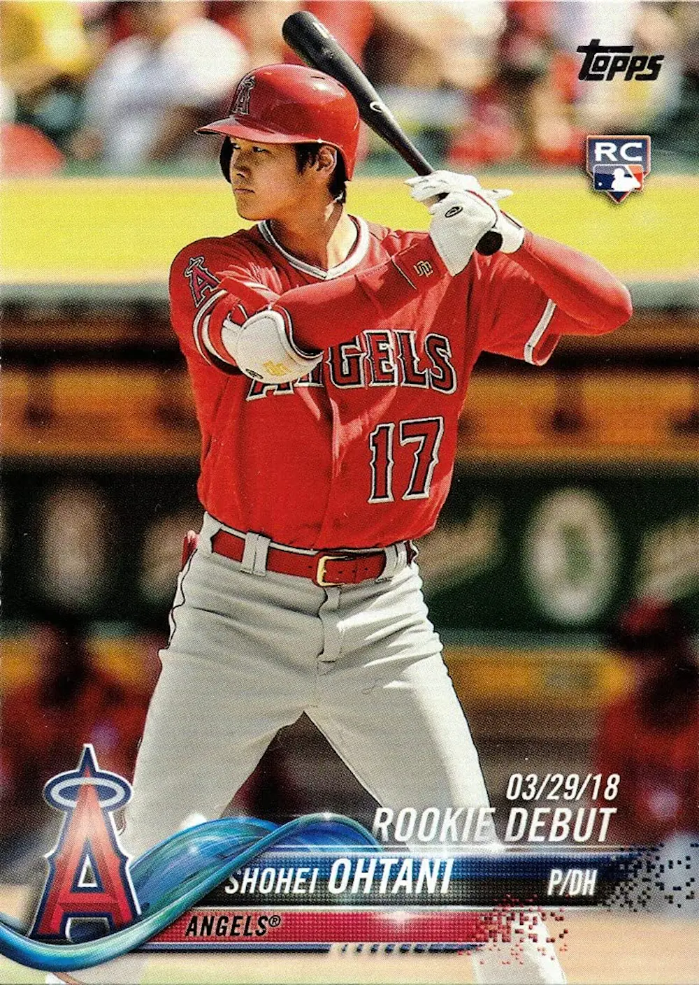 2018 Topps Update #US285 Shohei Ohtani Baseball Rookie Card