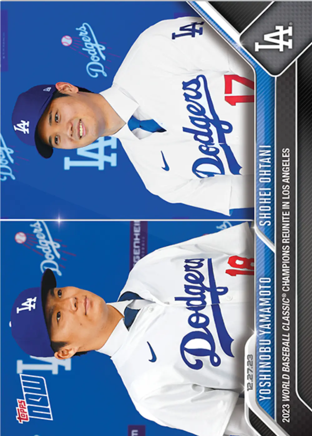 2023 TOPPS NOW Shohei Ohtani/Yoshinobu Yamamoto #OS26