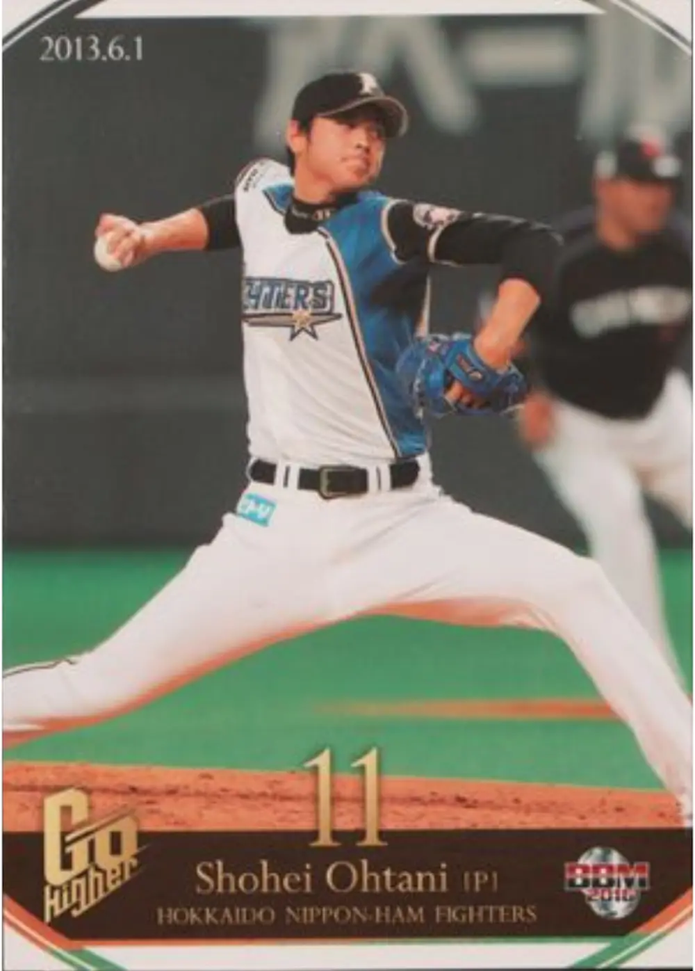 SHOHEI OHTANI - 2016 BBM OHTANI & FUJINAMI #6 GO HIGHER