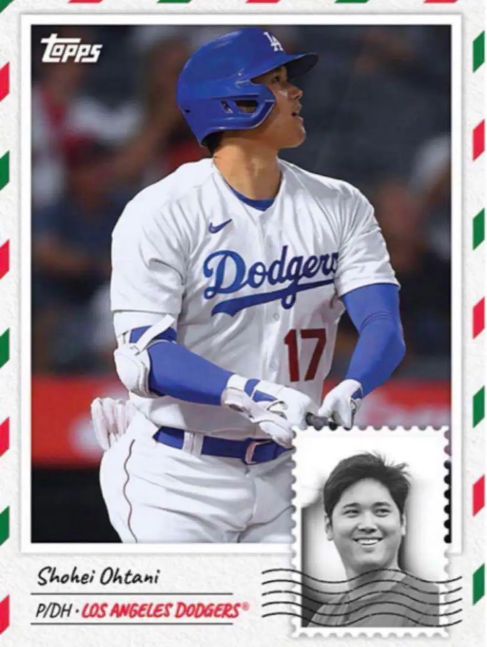 2023 TOPPS HOLIDAY Shohei Ohtani Countdown #1 Los Angeles Dodgers