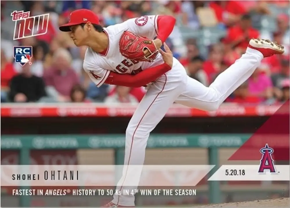 2018 Topps now Shohei Ohtani RC #234