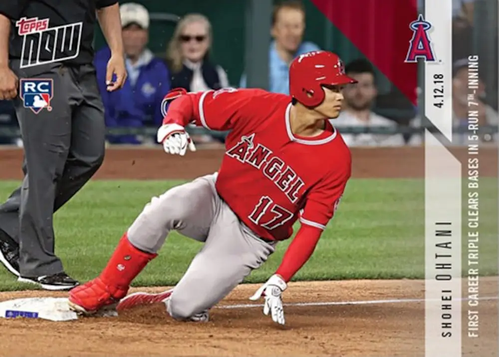 2018 Topps Now Shohei Ohtani Base RC #72