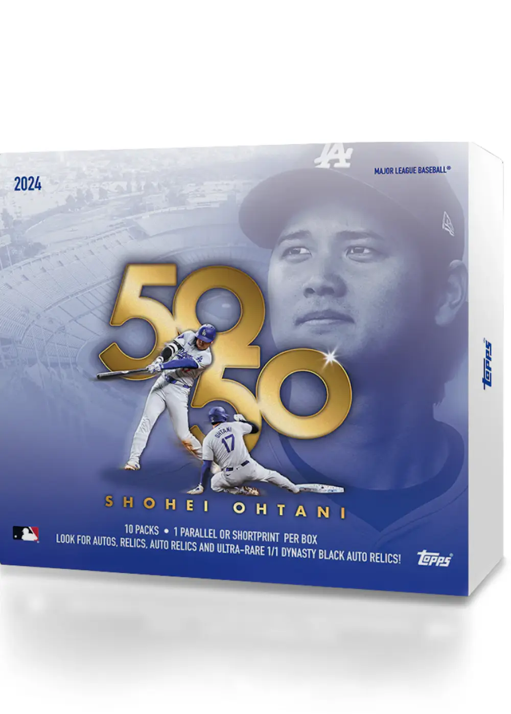 2024 Topps 50/50: Shohei Ohtani – 10-Pack Box(1BOX)