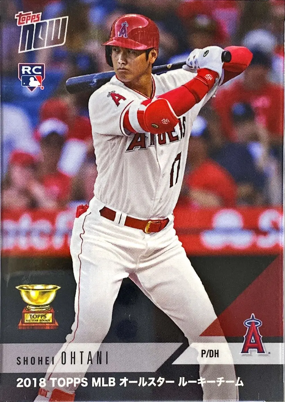 2018 TOPPS NOW OS ALL-STAR RC TEAM SHOHEI OHTANI #RC7J Kanji JAPANESE