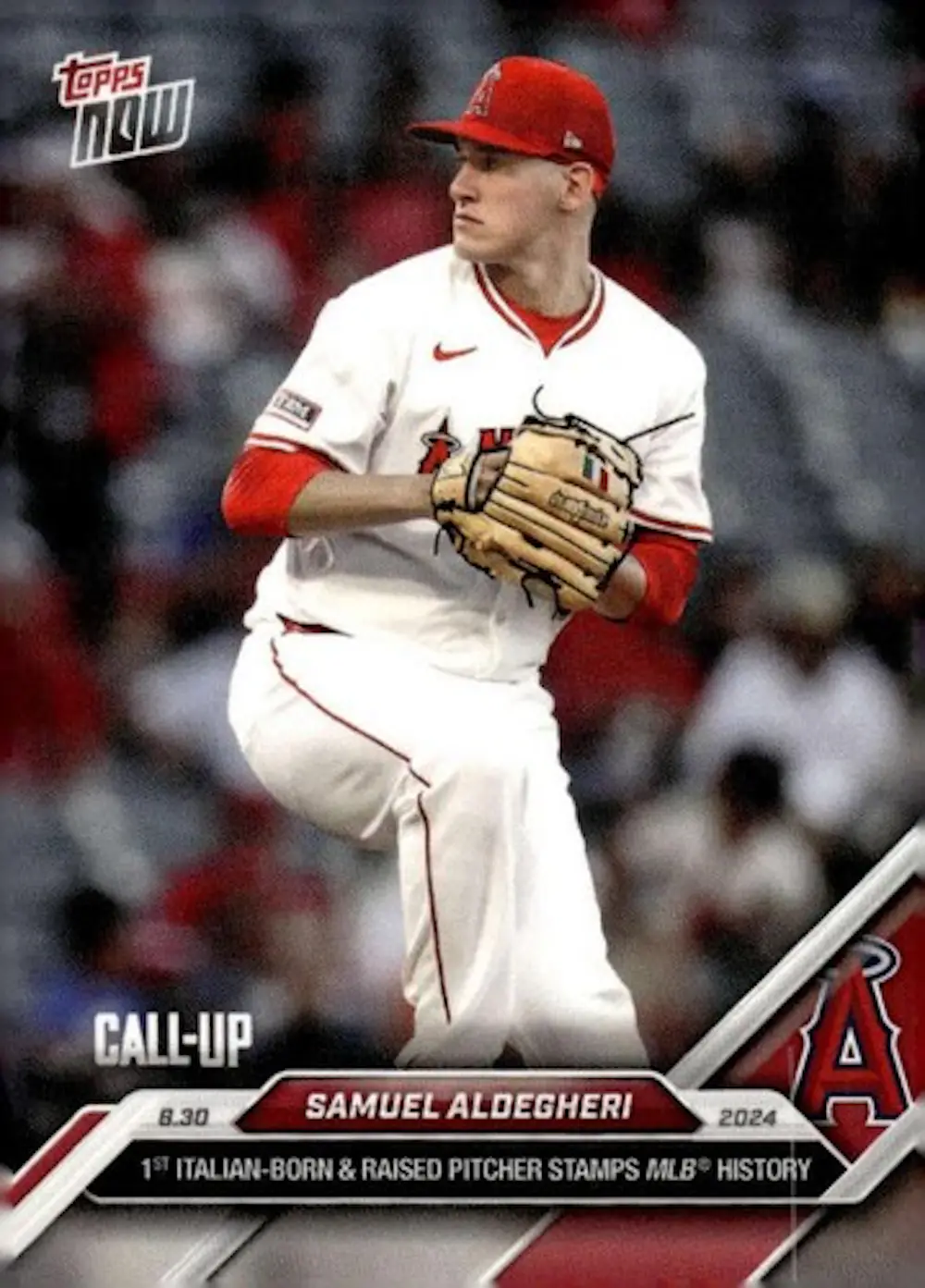 2024 TOPPS NOW #617 SAMUEL ALDEGHERI/918
