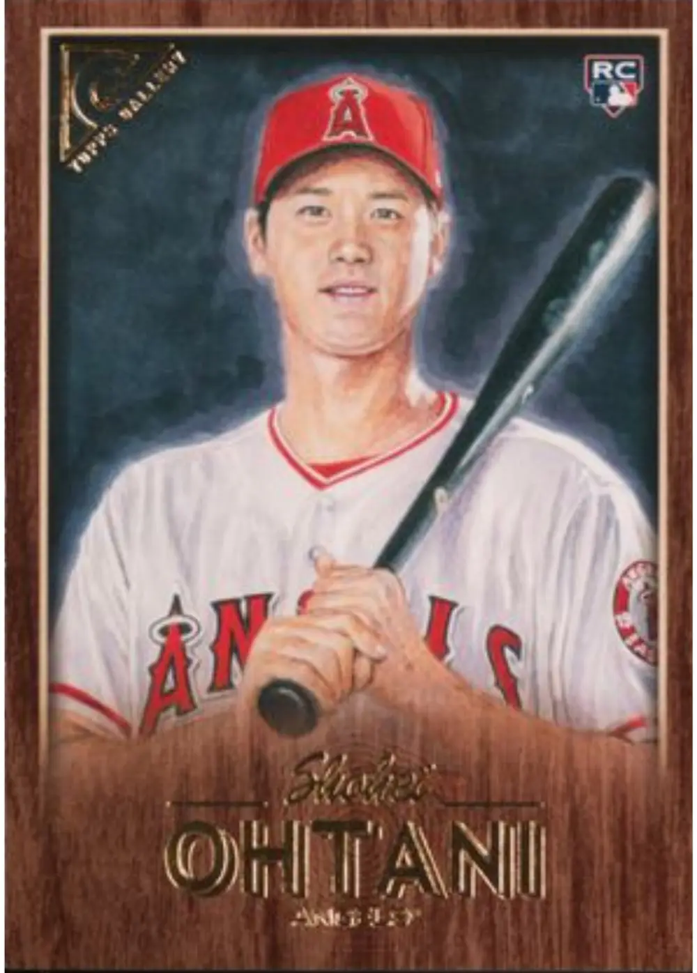 SHOHEI OHTANI - 2018 TOPPS GALLERY #116 WOOD