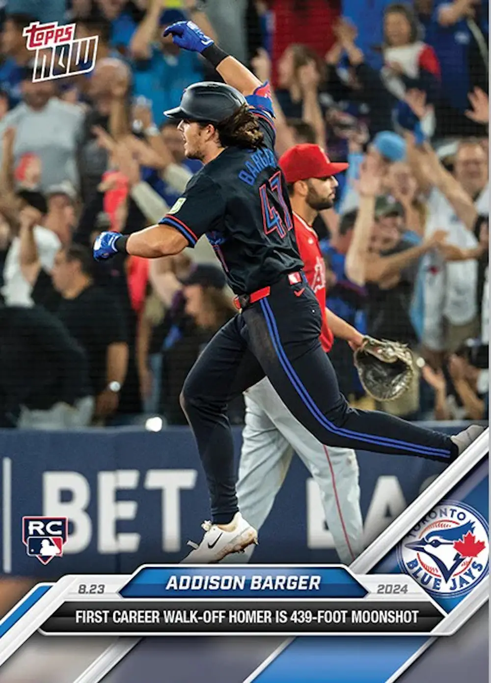 2024 TOPPS NOW #582 ADDISON BARGNER/1338