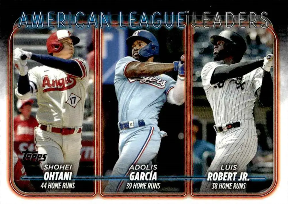2024 Topps Series 1 Shohei Ohtani / Adolis Garcia / Luis Robert Jr. Base #179