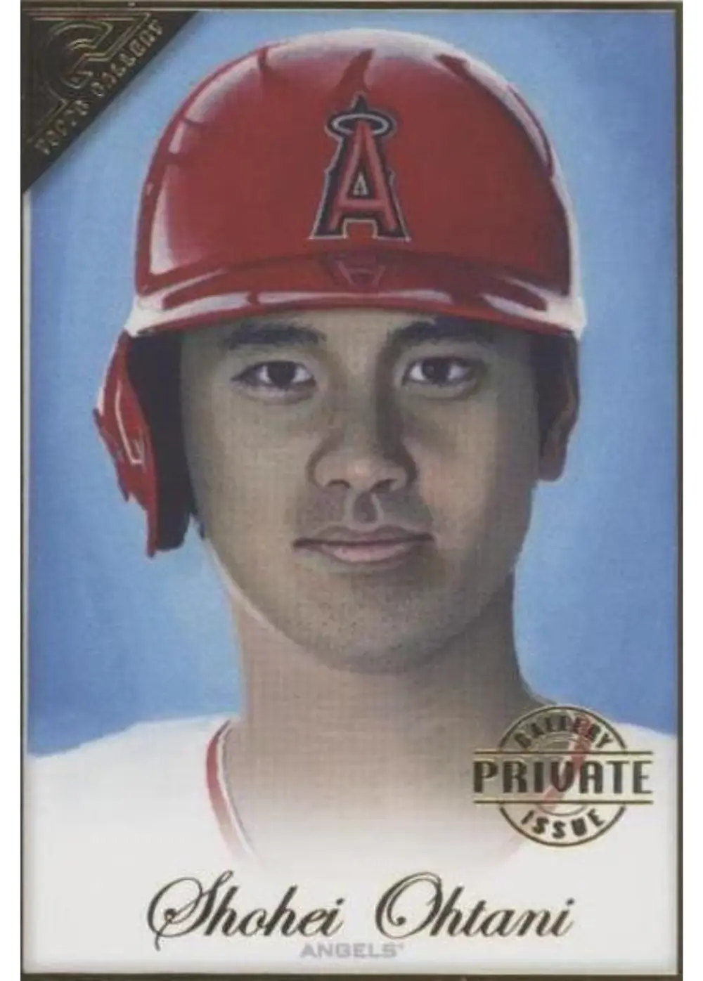 2019 Topps Gallery Shohei Ohtani #25 Private Issue Parallel /250