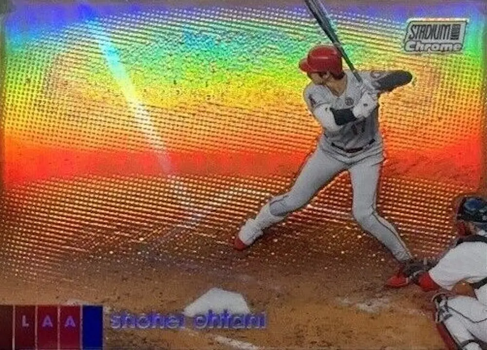 2020 TOPPS STADIUM CLUB CHROME SHOHEI OHTANI 145 (REFRACTOR) LOS ANGELES ANGELS