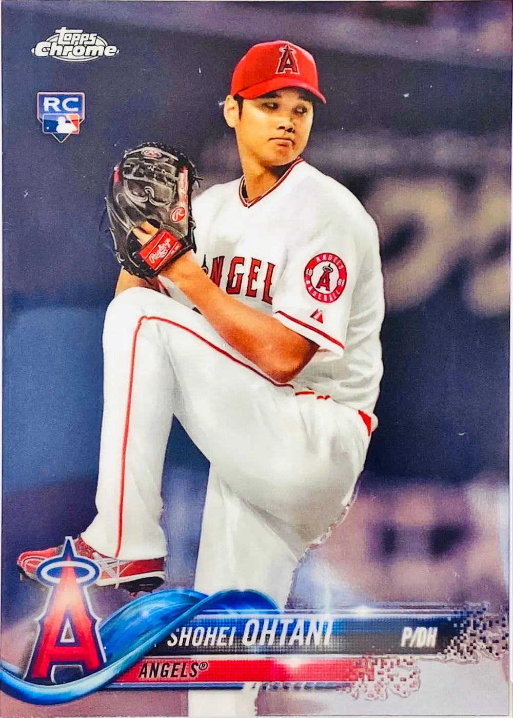 2018 Topps Chrome Shohei Ohtani Rookie Pitching #150