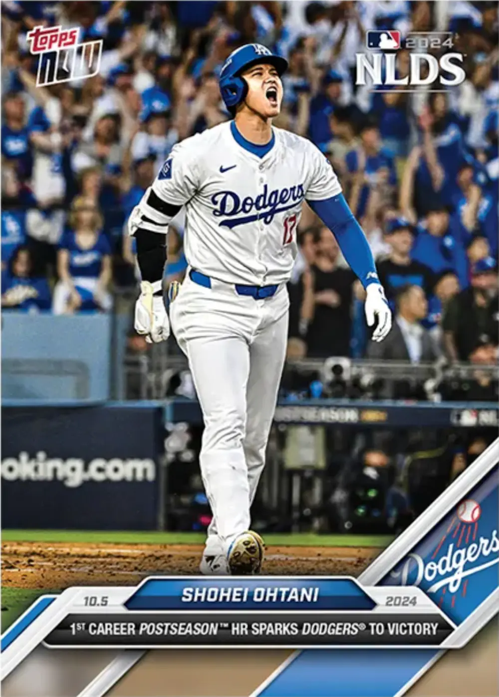 大谷翔平 (2024 MLB トップスナウカード「1/1 デュアルベースレリック」)