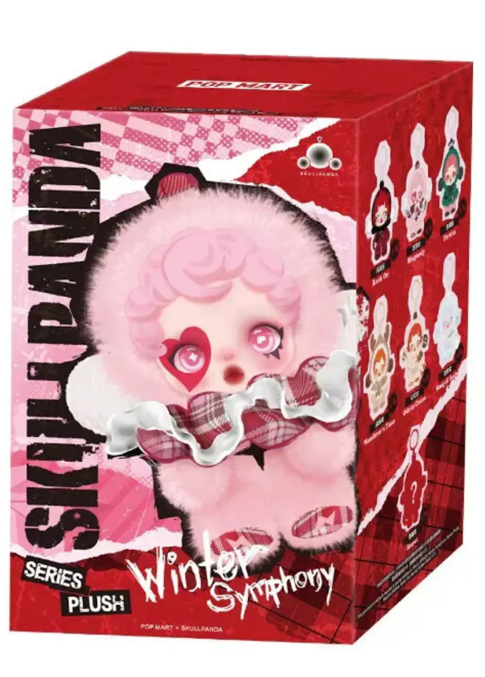 ポップマート スカルパンダ ウィンター シンフォニー シリーズ ぬいぐるみペンダント [1ピース]