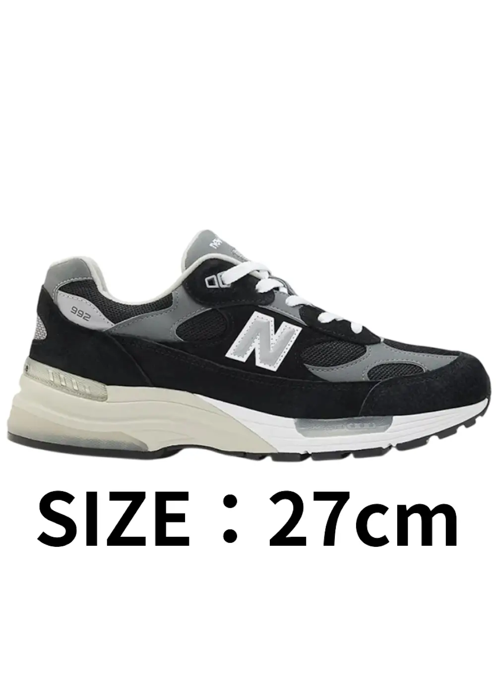 【27cm】New Balance 992 Black (2025)