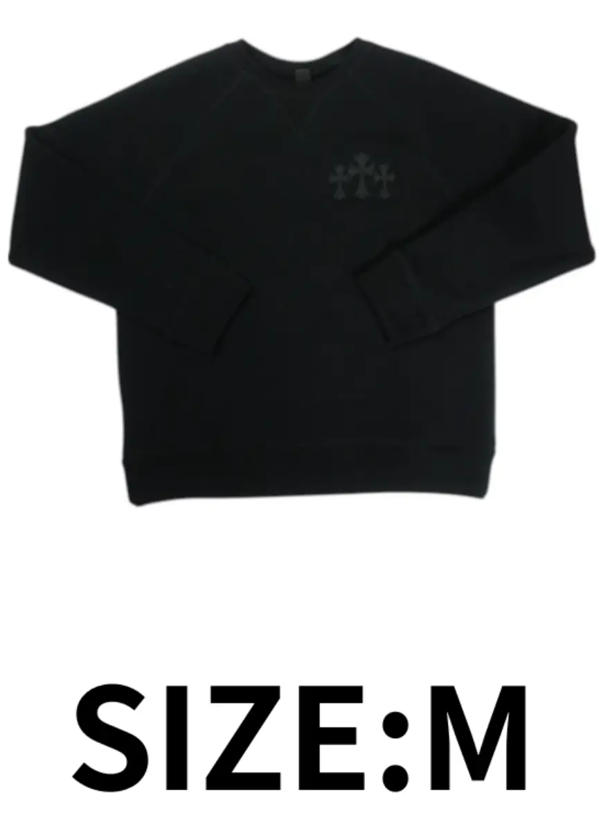 【CH】【SIZE:M】ULTRA HEAVY FLEECE 7-11 CREW NECK SWEAT BLACK クルーネックスウェット