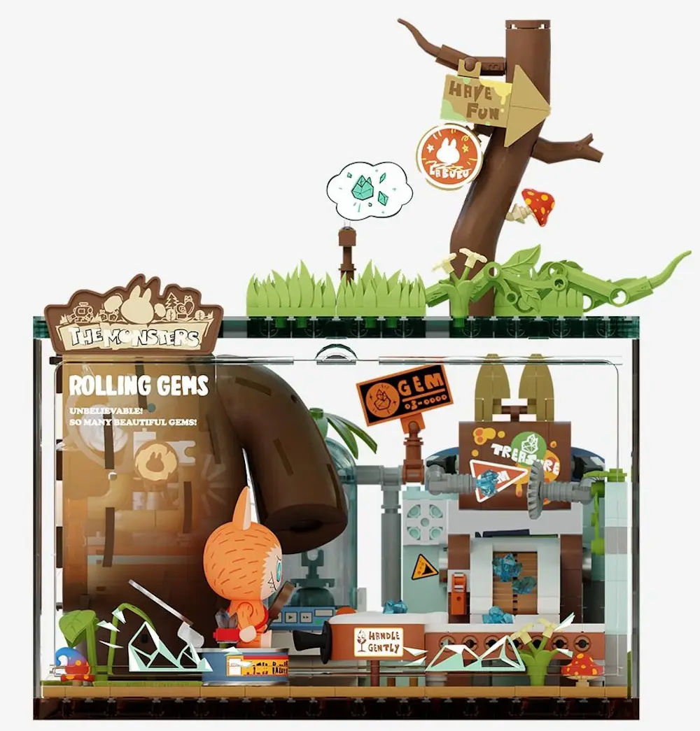 【LABUBU】THE MONSTERS Forest Secret Base シリーズ Blocks-Rolling Gems