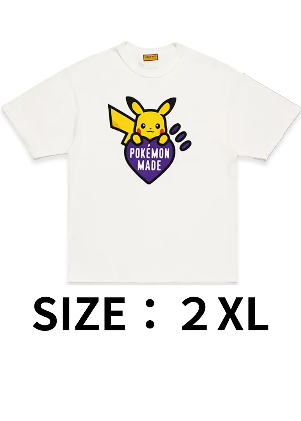 【SIZE:2XL・White】POKÉMON MADE GRAPHIC T-SHIRT FUKUOKA