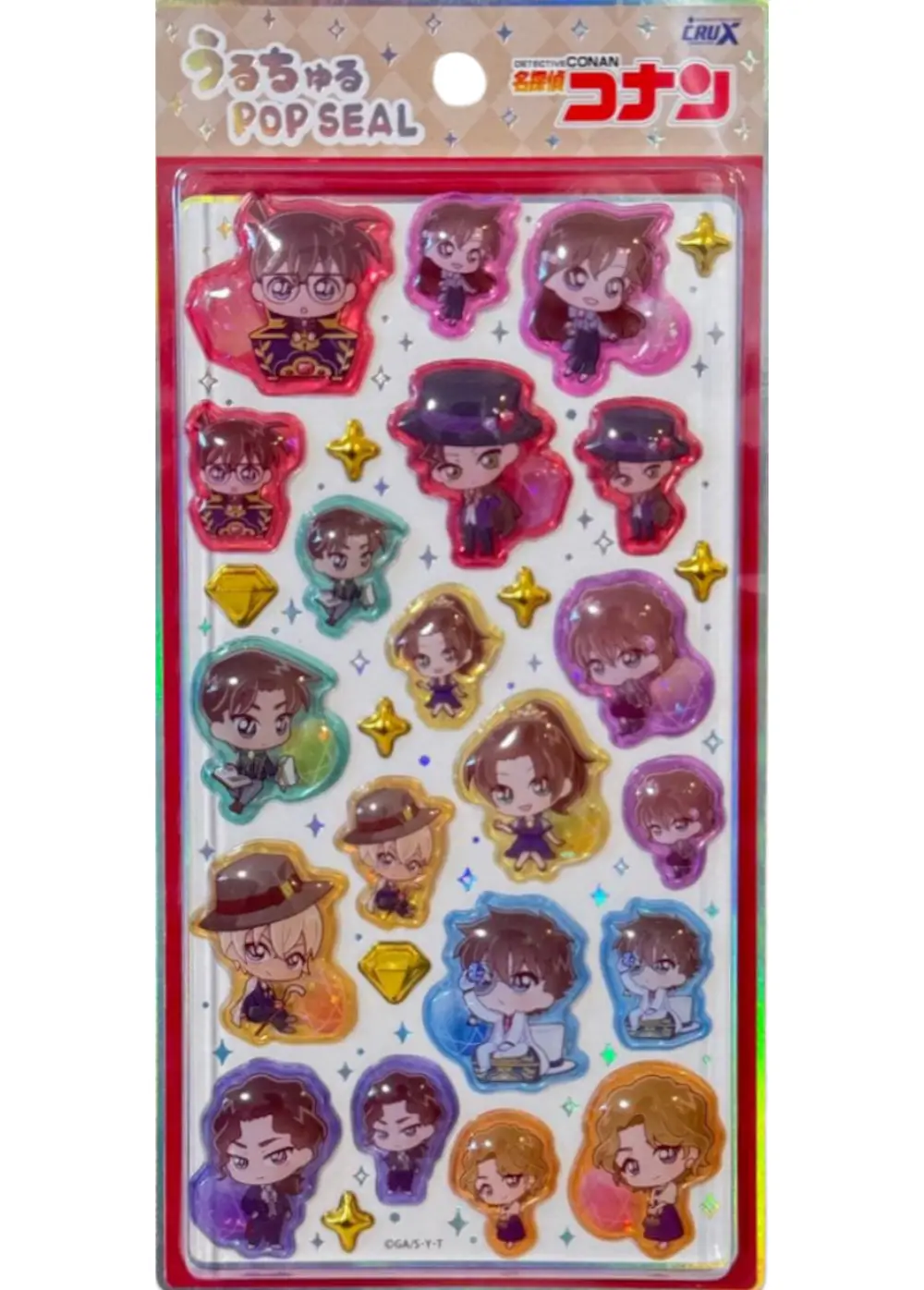 名探偵コナン うるちゅるポップシール ジュエル