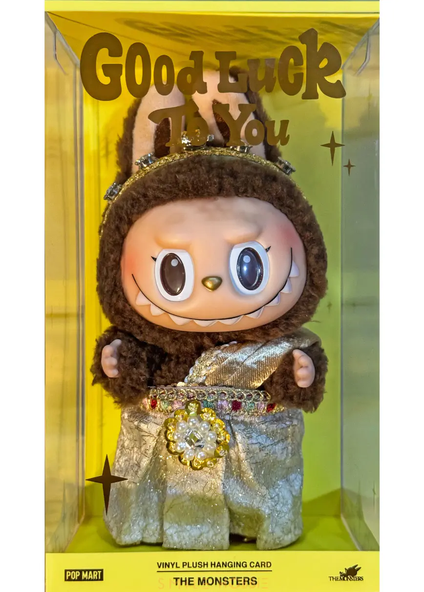 POP MART THE MONSTER(LABUBU) GOOD LUCK TO YOU-Vinyl Plush Doll Pendant