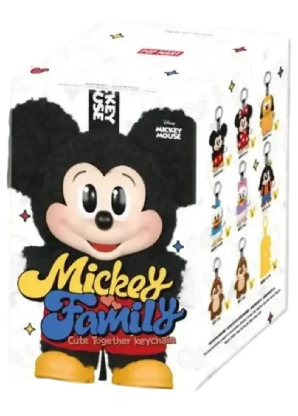 POP MART DISNEY Mickey Family Cute Together Series Plush Keychain [1ピース]