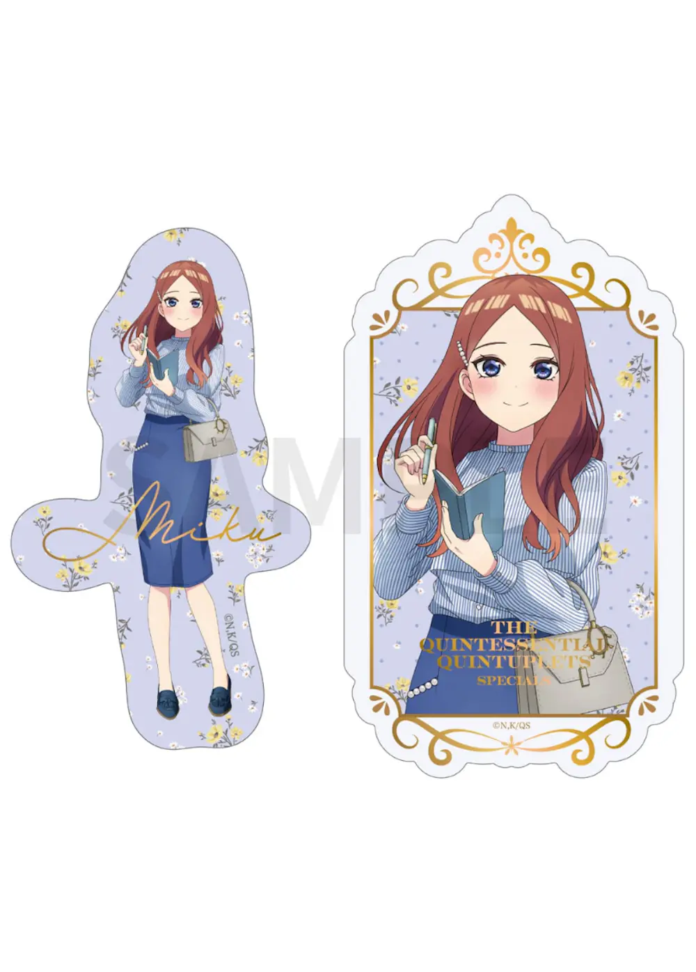 五等分の花嫁∽ ステッカーセット 中野三玖