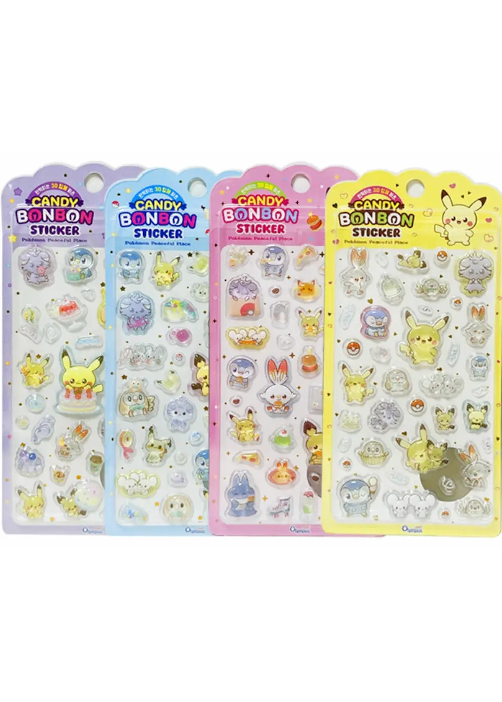 ポケモン ボンボンドロップシール4種セット