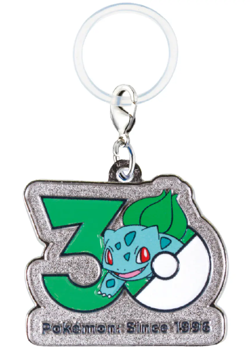 ポケモン30周年 メタルチャームマスコット フシギダネ