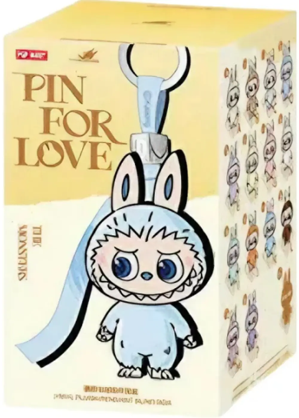 POPMART THE MONSTER PIN FOR LOVE シリーズ【LABUBU】 ぬいぐるみペンダント(A-M)(1ピース)