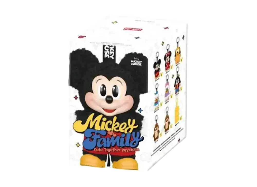 POP MART DISNEY Mickey Family Cute Together Series Plush Keychain [1ピース]