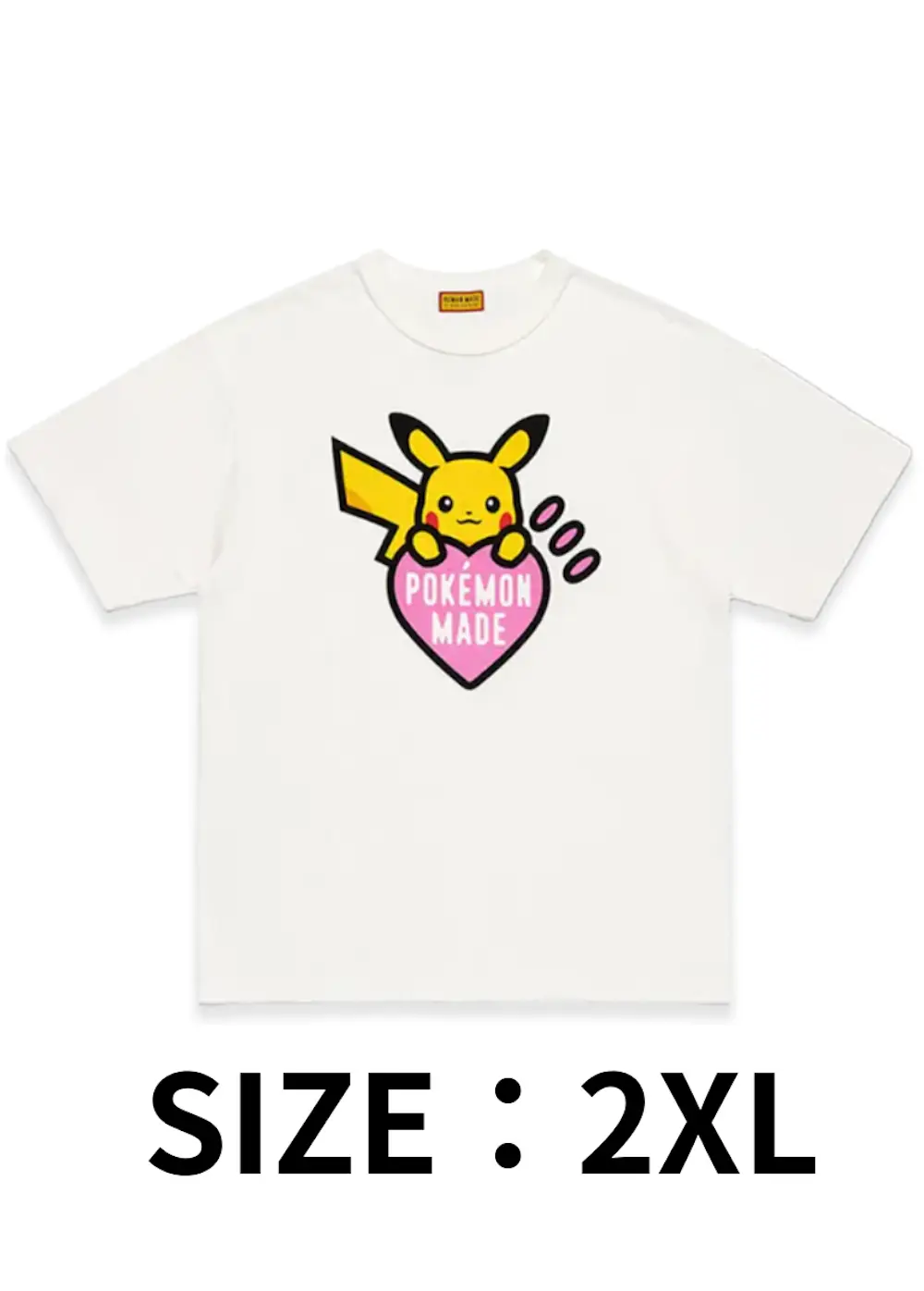【SIZE:2XL・White】POKÉMON MADE GRAPHIC T-SHIRT HARAJUKU