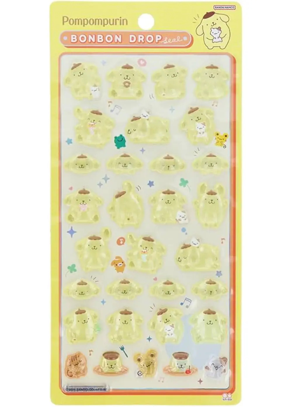 ボンボンドロップシール サンリオ ポムポムプリン
