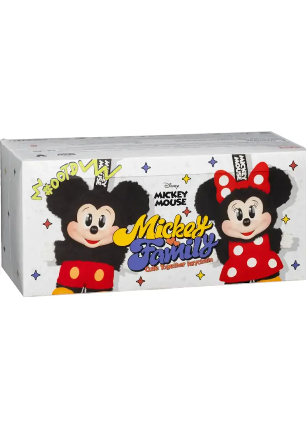 POP MART DISNEY Mickey Family Cute Togetherシリーズ ぬいぐるみキーチェーン (1アソート)