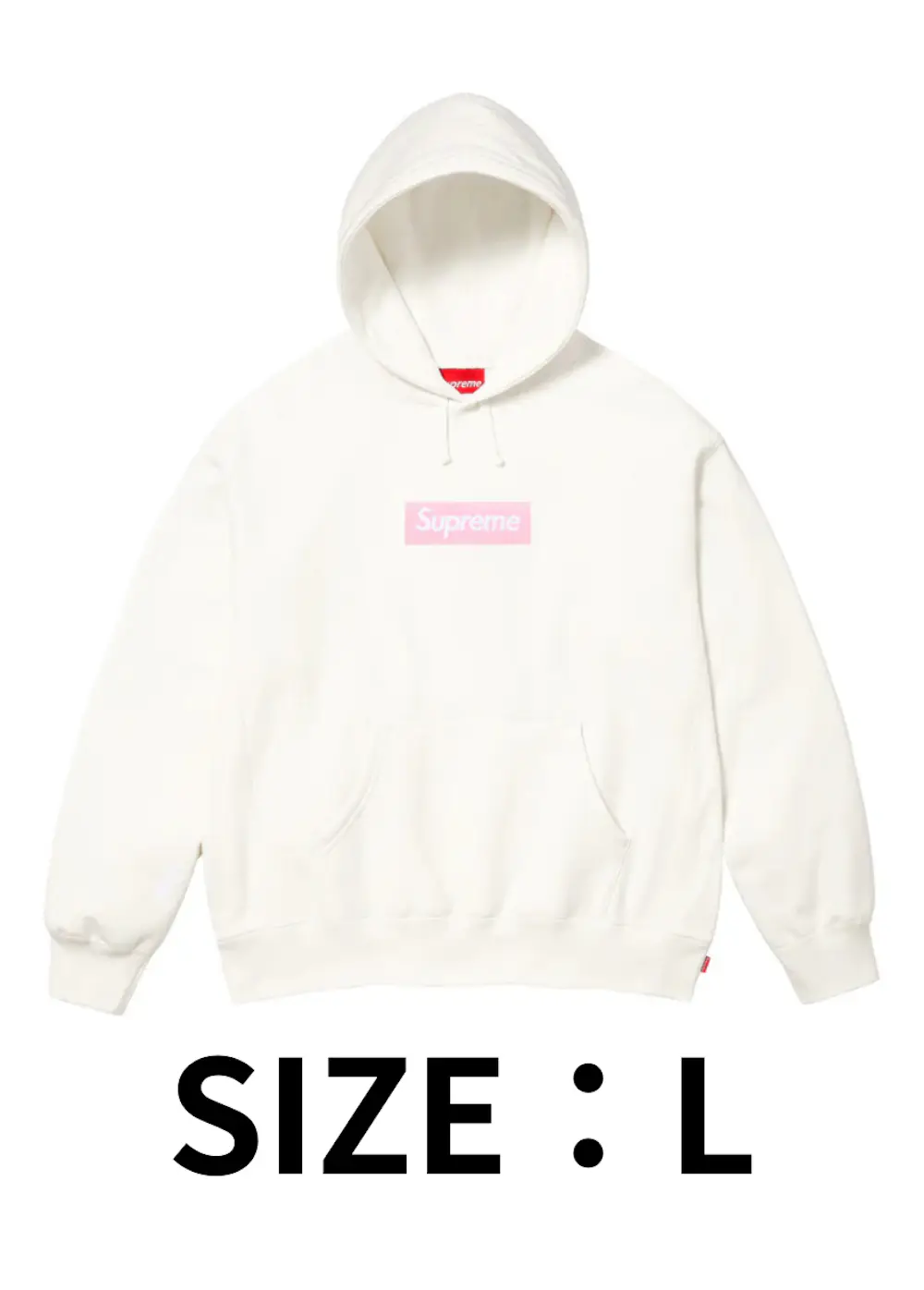 【SIZE:L】Supreme Box Logo Hooded Sweatshirt (25FW) White