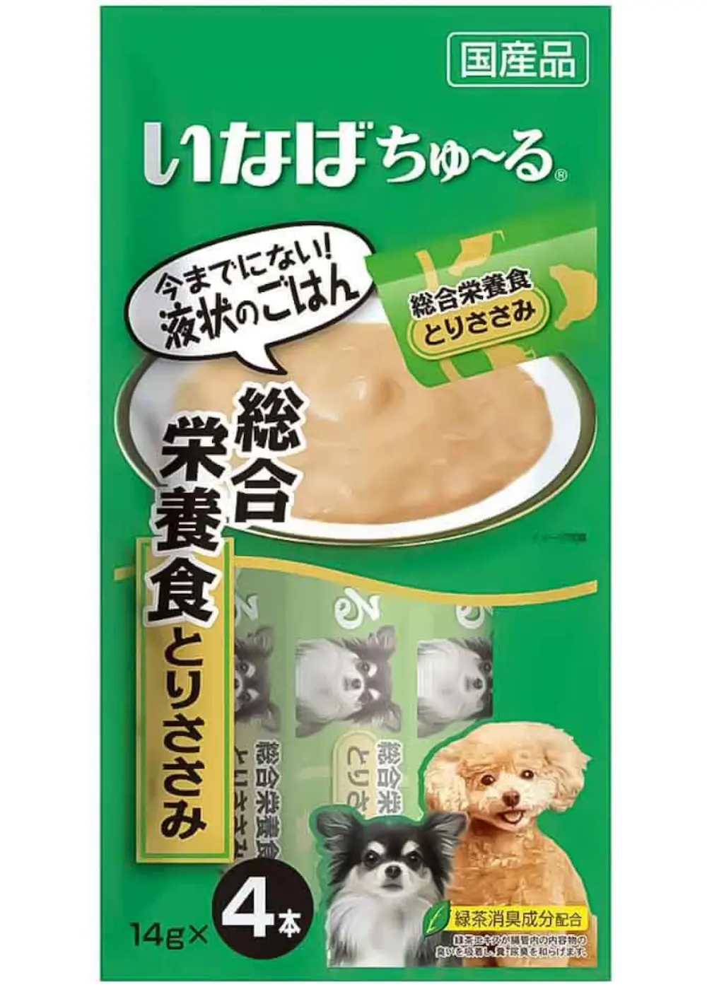 いなば 犬ちゅ~る総合栄養食ささみ 14g×4本