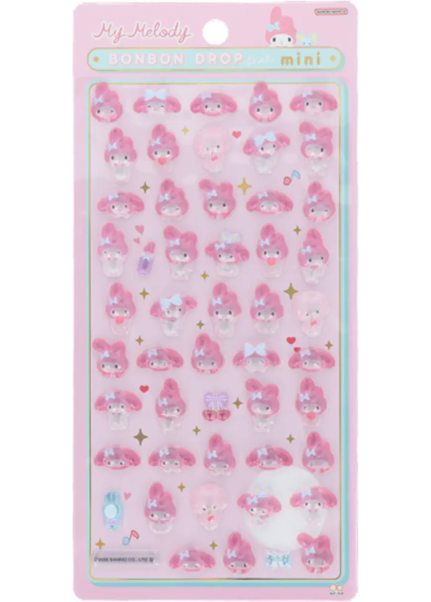 ボンボンドロップシール ミニ マイメロディ