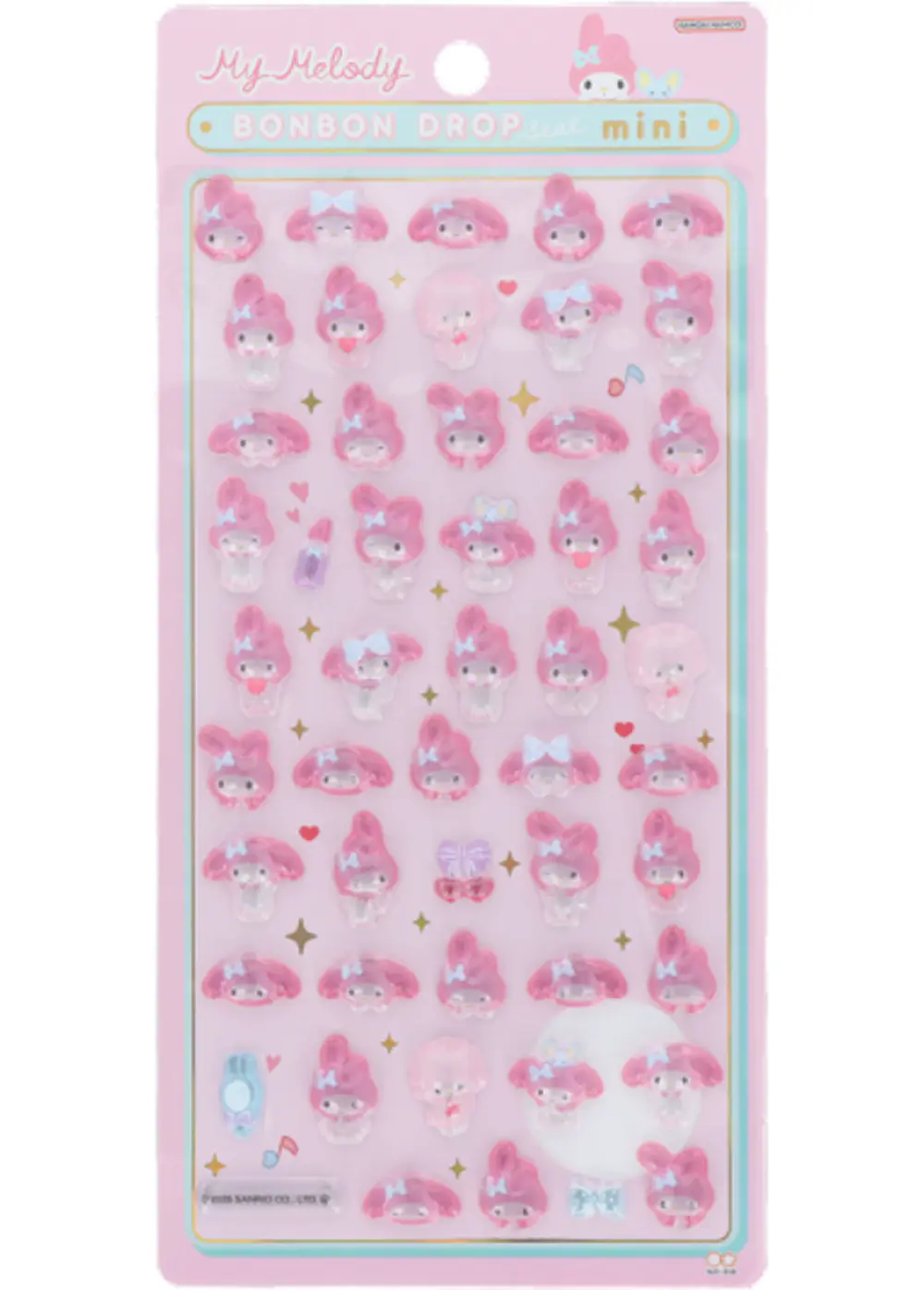 ボンボンドロップシール ミニ マイメロディ