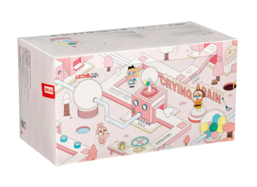 POP MART CRYBABY Crying Again Series Face Plush (1アソート)