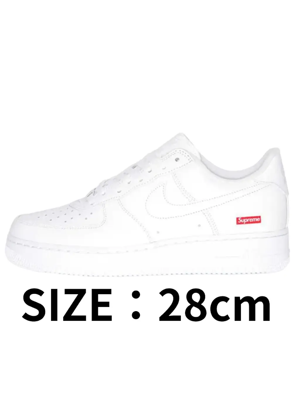 【28cm】Supreme × Nike Air Force 1 Low White