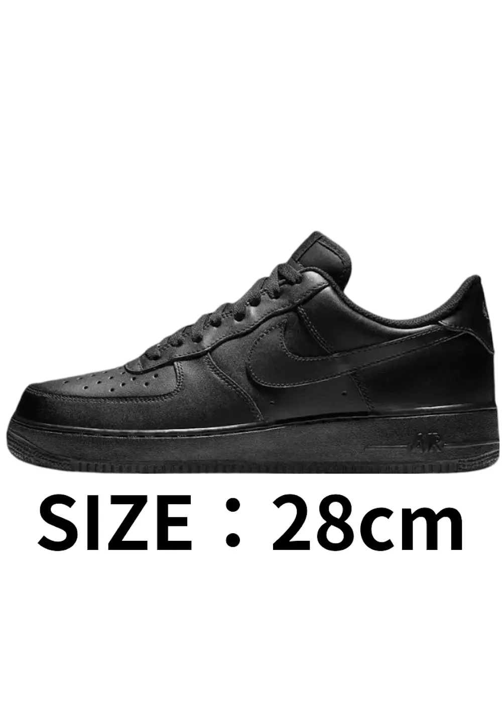 【28cm】Nike Air Force 1 Low'07 Black/Black