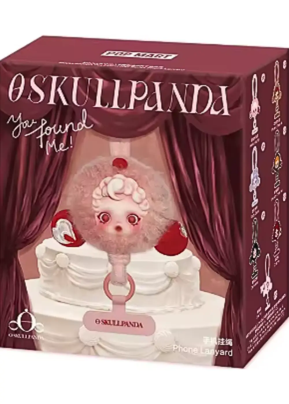 POP MART SKULLPANDA You Found Me! シリーズ スマホストラップ [1ピース]