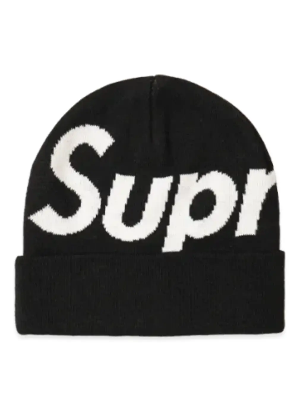Supreme Big Logo Beanie "Black"