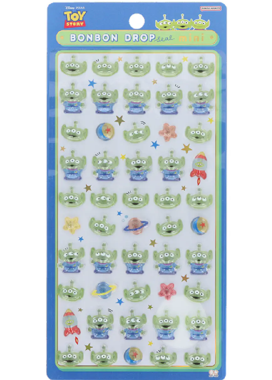 ボンボンドロップシールmini ディズニー エイリアン