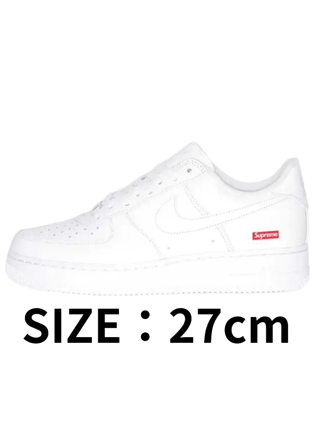 【27cm】Supreme × Nike Air Force 1 Low White